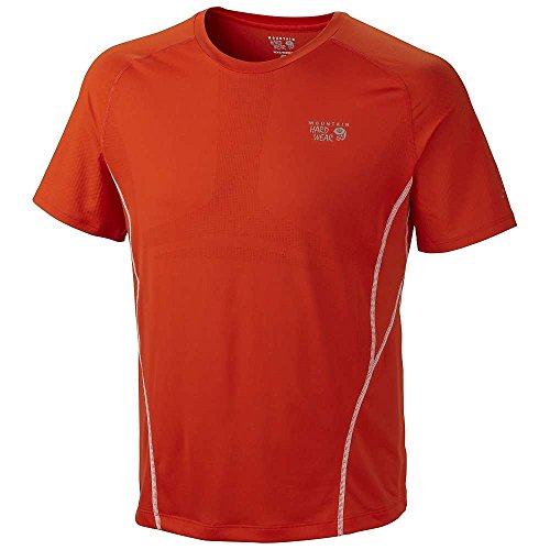 Mountain Hardwear Way2Cool S/S T-Shirt, State Orange, Medium