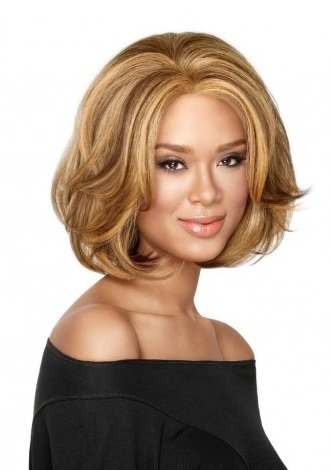 BIG WAVE BOB Lace-Front Wig #1105 Created by Sherri Shepherd NOW line for LUXHAIR (Color Selected: P27/30/33) On Sale
