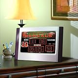 Cincinnati Bengals Scoreboard Desk Clock