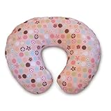 Boppy Flowers and Chocolate Slipcover, Pink