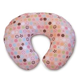 Boppy Flowers and Chocolate Slipcover, Pink