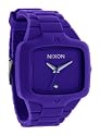 Nixon Men's Rubber Player Analog Watch In Purple