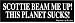 SCOTTIE BEAM ME UP! THIS PLANET SUCKS! decal bumper sticker