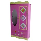 4Gr8 Kidz Pink Series Kids Wooden Wardrobe with Mirror