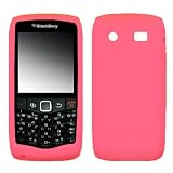 Premium Pink Silicone Gel Skin Cover Case for Blackberry Pearl 3G 9100 [Accessory Export Brand Packaging]