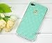Chanel Logo light blue green Color Leather designer inspired Iphone 4 Case