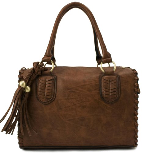Scarleton Vintage Top Zip Satchel H1113