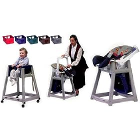 Click here to buy Infant Carrier High Chair with Castors by Playcenter Authority.