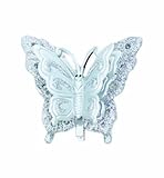 Barcana 3-Inch Shatterproof Clear Butterfly Clip Ornament, Set of 4