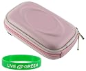Hard Shell Carrying Case (Pink) for Olympus FE-46 Digital Camera Light Blue