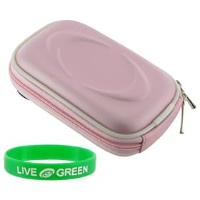 Hard Shell Carrying Case (Pink) for Kodak Easyshare M341 Digital Camera Orchid by Young Micro Inc