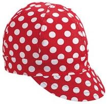 Kromer Soft Brim Caps - Red With White Dots - 7 3/4
