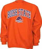 Boise State Broncos Orange Tackle Twill Crewneck Sweatshirt