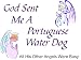 Portuguese Water Dog - God Sent Me A Portuguese Water Dog Apron