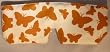 Organic Cotton Sleep Mask Taupe Butterfly Design