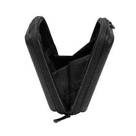 CaseCrown Hard Cover Foam Padded Camera Case (Black) for Toshiba Camileo P100 HD... by CaseCrown