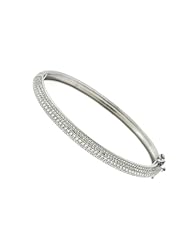 Ladies Silver CZ Bracelet