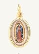 Gold Plated Religious Medal - Our Lady of Guadalupe