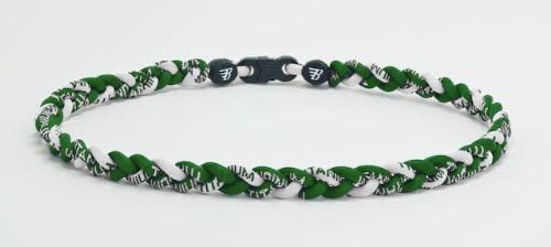 Brett Bros Ion Necklace (Small, Dark Green and White)