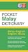 Pocket Malay Dictionary: Malay-English English-Malay (Periplus Pocket Dictionaries)