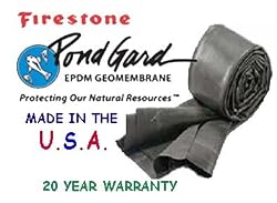 15 x 25 Firestone 45 Mil EPDM Pond Liner