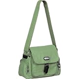 Baggallini ATC371MWMI Baggallini Around Town Bagg Crinkle Meadow Green/Mimosa