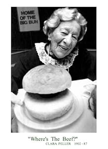Amazon.com: Clara Peller "Where's the Beef?" Quote 8 1/2 X 11 Novelty