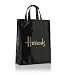 【ハロッズ】シグネチャ ショッツパー　Mサイズトートバッグ・ショッピングバッグ BLACKSignature Shopper (Medium)Harrods【買付】110719