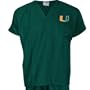 Miami Hurricanes Green Reversible Scrub Top
