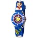 Baby Watch - Montre enfant - Gar�on - Zip Pirates - La montre p�dagogique - Plastique gomme bleu avec dessins 3D - Avec m�thode d'apprentissage