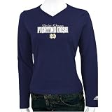 adidas Notre Dame Fighting Irish Navy Blue Ladies Pure Shooter Long Sleeve T-shirt