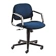 Hon 4002AB90T Manager Mid-Back Swivel Chair, 26 in.x26-1/4 in.x35-1/2 in., Blue