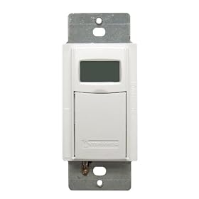 Intermatic EI600WC Decorator Digital In-Wall 7-Day Astronaumic Timer, White