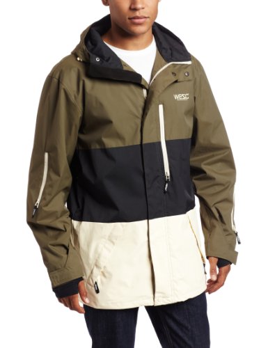 WeSC Men's Manuel Hooded Jacket, Ivy Green, Medium