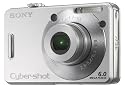 Sony Cyber-shot DSC-W50 Digitalkamera (6 Megapixel) silber