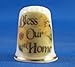 Porcelain China Thimble -- Bless our Home