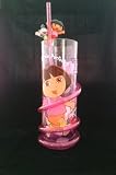 Girls Childrens Dora The Explorer Twisty Straw Tumbler Cup Approx 24cm High (including Staw)