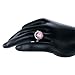 Sterling Silver Pink and White CZ Ring