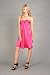 Rouge Strapless Cocktail Dresses by Nicole Miller-Size 12-rouge