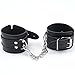 Ayliss Adjustable Soft Leather Wrist Handcuffs Strong Durable Cuffs Multifunctional Bangle, One Size