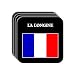 France - "LA LONGINE" Set of 4 Mini-Mousepad Coasters