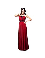 A-line Bateau Neck Sleeveless Polyester/Satin/Spandex Empire   Waistline  Dress With a Ribbon 