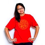 Red Tibetan Mandala T-shirt - Unisex