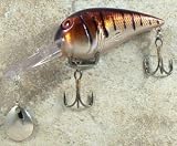 JLVLures Deep Crankbait Copper Tiger : Diver Lures JLV Freshwater Smallmouth Steelhead Pike Salmon Trout