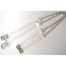 Clear Rhinestone Replacement Bra or Camisole Straps