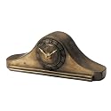 New Haven N91485WTCB 4 by 10-1/4 by 3-Inch Bronze Art Deco Mantle Clock
