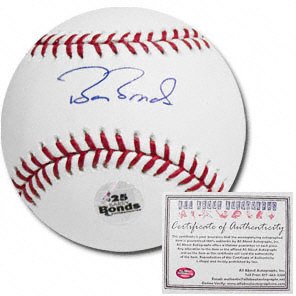 Barry Bonds Autographed MLB Baseball