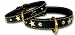 Pet Supplies : 20" inch Star Leather dog collar - black leather dog collar for your pet