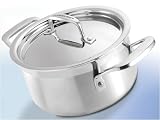 Three-ply Deep Casserole 18cm