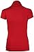 PurpleHanger Women's Turtle Polo Neck Ruched Gathered Tee Tops